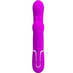 Cammy Vibrator Triplu Multifuncțional 4 În 1 Roz