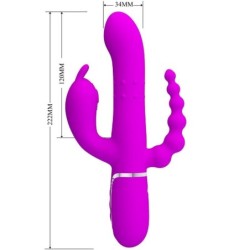 Cammy Triple Vibratore Multifunzione 4 In 1 Rosa