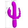 Cammy Triple Vibrador Multifunción 4 En 1 Rosa