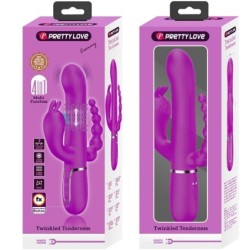 Cammy Vibrator Triplu Multifuncțional 4 În 1 Roz
