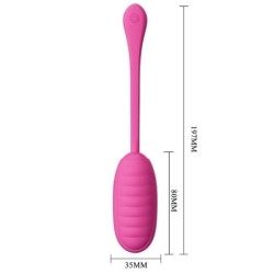Catalina Huevo Vibrador Recargable Rosa