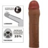 Chane Husă pentru Penis cu Extensie de 5 cm Mulatru