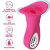 Clyde Vibrador Oral Lengua Vibradora 12 Vibraciones Rosa