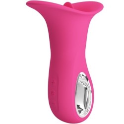 Clyde Oralvibrator Tungvibrator 12 Vibrationer Rosa