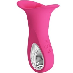 Clyde Vibrator Oralni Vibrator Jezik 12 Vibracija Roza