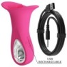 Clyde Vibratore Orale Lingua Vibrante 12 Vibrazioni Rosa