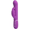 Coale Vibrator Rabbit Multifunktion 4 I 1 Lilla