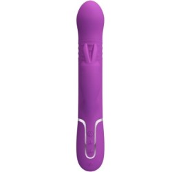 Coale Monitoiminen 4 in 1 Violetti Rabbit -vibraattori