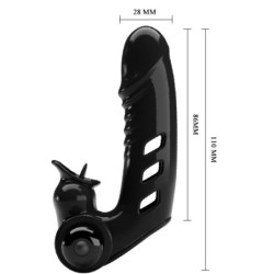 Corbin Vibratorius Piršto Movos Juodas