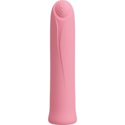Curtis Mini Vibrador Super Power 12 Vibrações Silicone Rosa
