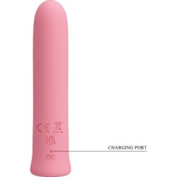 Curtis Mini Vibrador Super Power 12 Vibrações Silicone Rosa
