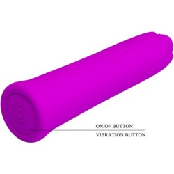 Curtis Mini Vibrator Super Power 12 Vibrationer Silikon Violett