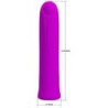 Curtis Mini Vibrator Super Power 12 Vibraties Siliconen Violet