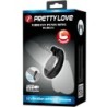 Dahlia Vibrator Ring + Clitoris Stimulator 12 Vibrationer Sort