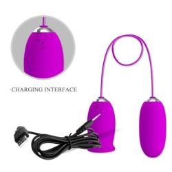 Daisy Œuf Double Vibrant Rechargeable Violet