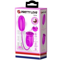 Daisy Dvojno Jajčece Vibrator Polnilni Vijoličen