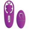 Dancing Butterfly Trusse Vibrator med Fjernbetjening Lilla