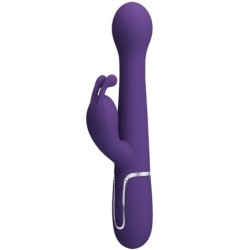 Dejon Rabbit 3 in 1 Multifunkcionāls Vibrators Violeta Krāsā