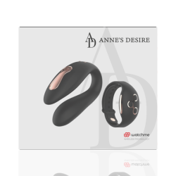 Annes Desire - Dual Pleasure Watchme tehnoloģija Melns/Zelts