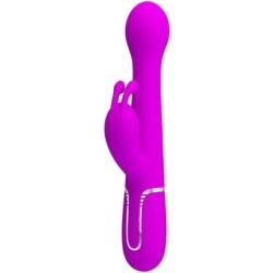 Dejon Rabbit Vibrator 3 In 1 Multifunktions-Vibrator Violett