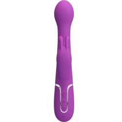 Dejon Vibratorius Rabbit Multifunkcinis 3 In 1 Violetinis