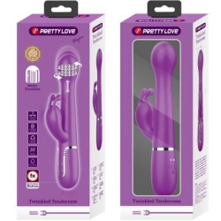 Dejon Multifunktionell Kaninvibrator 3-i-1 Lila