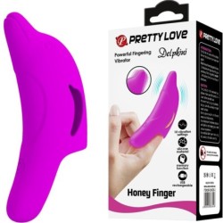 Delphini Stimulator Clitoral Puternic de Deget, Mov