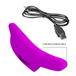 Delphini Jaudīgais Violetais Pirkstu Stimulators