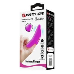 Delphini Jaudīgais Violetais Pirkstu Stimulators