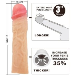 Derek Capa para Pénis com Extensão de 7,6 cm Natural