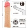 Derek Capa para Pénis com Extensão de 7,6 cm Natural