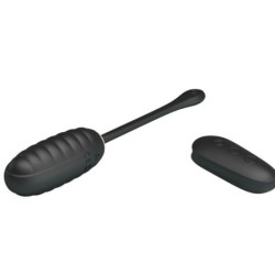 Doreen Luxus-Vibrator-Ei Wiederaufladbar Schwarz Fernbedienung