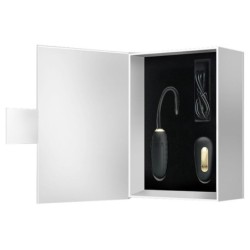 Doreen Ou Vibrator de Lux Reîncărcabil Negru cu Telecomandă