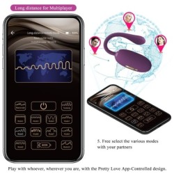 Doreen Oeuf Vibrant Rechargeable Lilas