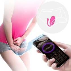 Doreen Vibrační vajíčko dobíjecí magenta s dálkovým ovládáním
