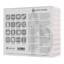 Annes Desire - Vajíčko na diaľkové ovládanie Technológia Watchme Čierna