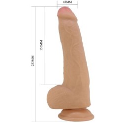 Draco Dildo Realistico 23 Cm Naturale