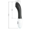 Vibromasseur Point G Élémentaire 30 Modes Noir