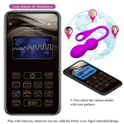 Elvira Bile Vibratoare Reîncărcabile Violet