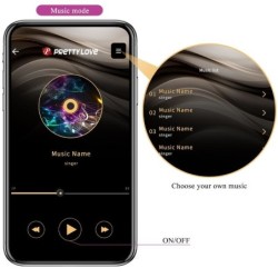 Elvira Kegel-palloja App Kaukosäädin Violetti