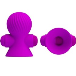 Stimulateurs de Mamelons 12 Modes Vibration Lila