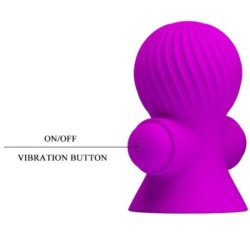 Stimulateurs de Mamelons 12 Modes Vibration Lila