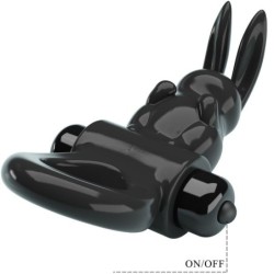 Exciting Ring Anneau Vibrant Rabbit 10 Vibrations Noir