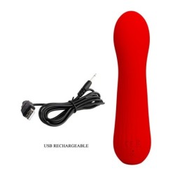 Faun Punjivi Vibrator Crveni