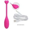 Fisherman Vibrador de Ovo Rosa Controlado por App