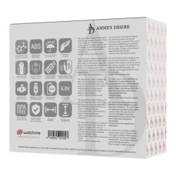 Annes Desire - Panty Pleasure Tecnologia Watchme Negre/Or