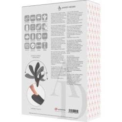 Annes Desire - Kaukosäätöinen Rabbit-vibrattori Watchme-teknologialla, musta