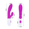 Flirtation Vibrateur Avec Stimulateur Clitoris Alvis