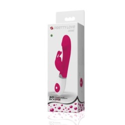 Flirtation Vibrador Com Rabbit Gene