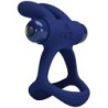 Francisco Dubbele Ring Vibrerende Rabbit Blauw